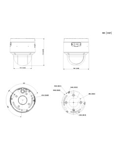Comprar DAHUA SD5R404GA-HNF Domo PTRZ IP 4M WDR140db Starlight+ Iluminación Dual LED40m/IR40m 4X IP67 IK10 PoE+ AUDIO MIC/Altavo 2