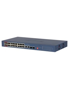 Comprar DAHUA CS4226-24ET-240-V2 Switch PoE 24 puertos 10/100 + 2 Combo Gigabit RJ45/SFP Uplink 240W Gestionable en Cloud Layer2