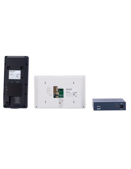 Kaufen HIKVISION DS-KIS902-S Video-Türsprechanlagen-Kit – IP- & WiFi-Technologie | PoE-Switch – Türstation und Monitor | Ermögli