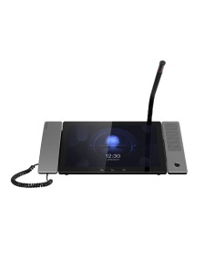 Hikvision DS-KM9503 Monitor mestre para retratos de vídeo - Tela de toque IPS 10.1 & quot - áudio omnidirecional - TCP / IP, SIP