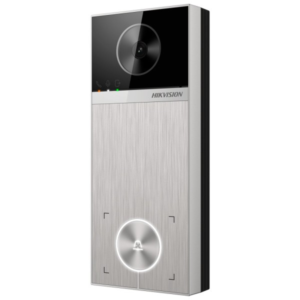 Comprar HIKVISION DS-KV6114-MWBE1 Videoportero IP WiFi - Cámara 4 Mpx | Audio bidireccional - Apertura con BLE | 2 relés - App m