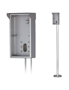 Comprar DAHUA VTM61R2 Cubierta para la lluvia con poste vertical extendido para 2 módulos de la serie VTO4xxxF. AL 5052 VTM61R2