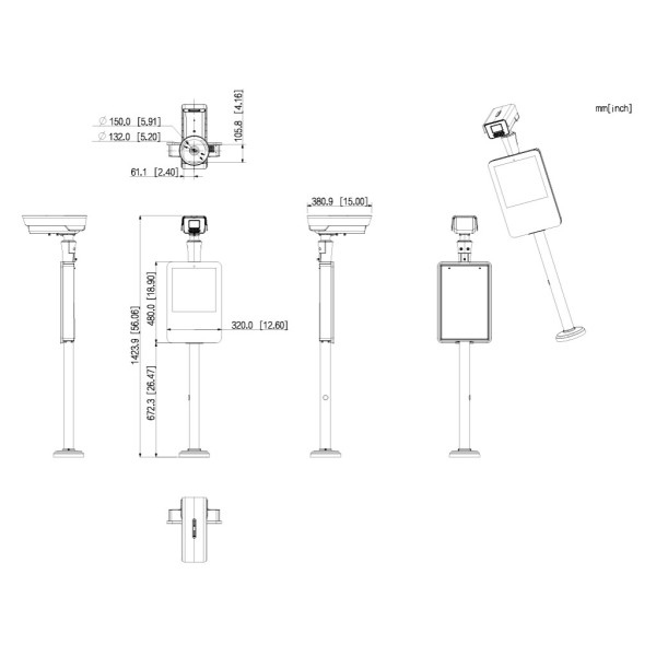 Comprar DAHUA IPMECS-2234-IZ KIT ANPR 4MP de control de entradas y salidas de vehículos AI IPMECS-2234-IZ