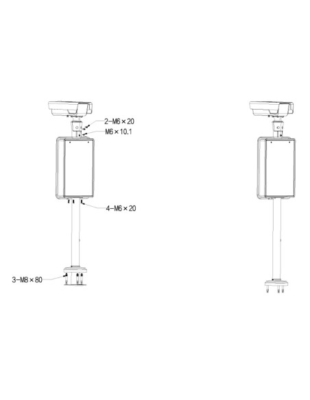 Comprar DAHUA IPMECS-2234-IZ KIT ANPR 4MP de control de entradas y salidas de vehículos AI IPMECS-2234-IZ