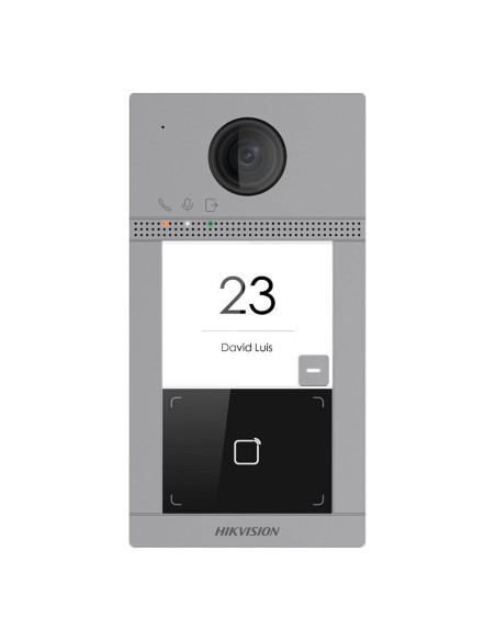 Hikvision ds-kv8113-wme1 (c) vídeo playpenor IP WiFi - Câmera 2 MPX | Áudio bidirecional - abertura com cartão MF | 2 relés - ap