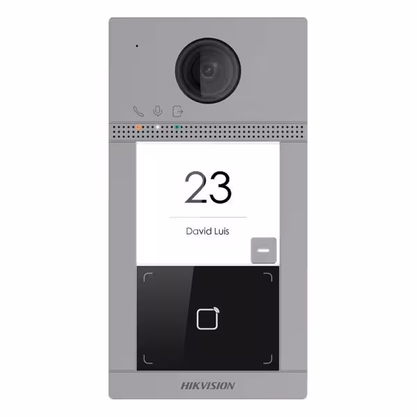 Acheter HIKVISION DS-KV8113-WME1(C)/FLUSH Visiophone IP WiFi - Caméra 2 Mpx | Audio bidirectionnel - Ouverture par carte MF |