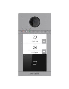 Hikvision DS-KV8213-Wme1 (c) / Flush Video PlayPenro IP WiFi 2 Apartamentos - Camera 2 MPX | Áudio bidirecional - abertura com c