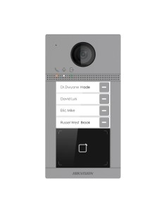 Comprar HIKVISION DS-KV8413-WME1(C) Videoportero IP WiFi 4 apartamentos - Cámara 2 Mpx | Audio bidireccional - Apertura con tarj