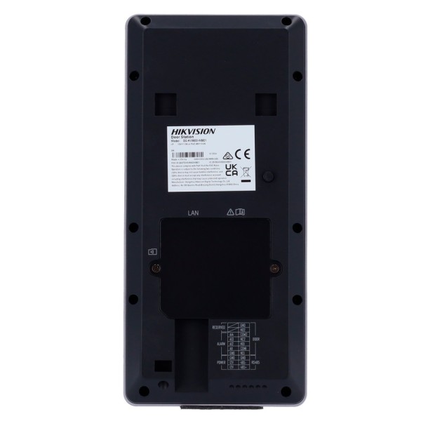 Hikvision DS-KV9503-WBE1 Video Player IP WiFi - Câmera 2 MPX | Áudio Bidirecional - Facial, Cartão MF, QR, Pin e Ble | 2 relés