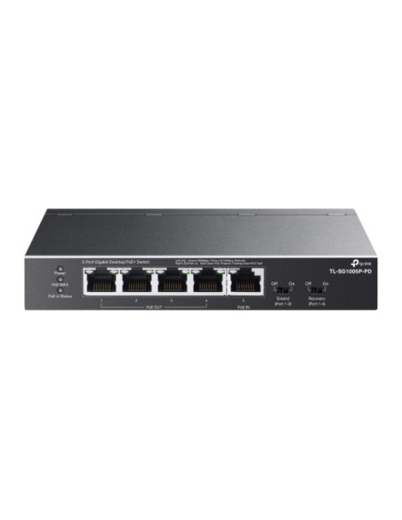 Comprar TP-LINK TL-SG1005P-PD Switch Gigabit 5 puertos con 1 puerto PoE++ IN y 4 puertos PoE+ OUT TL-SG1005P-PD