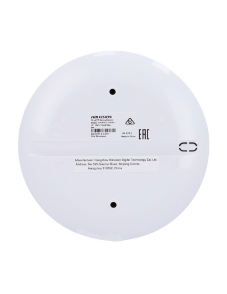 Comprar HIKVISION DS-PDCL12-EG2 Detector cableado de techo - Alcance detección 12 m - Resistencias fin de línea (EOL) selecciona