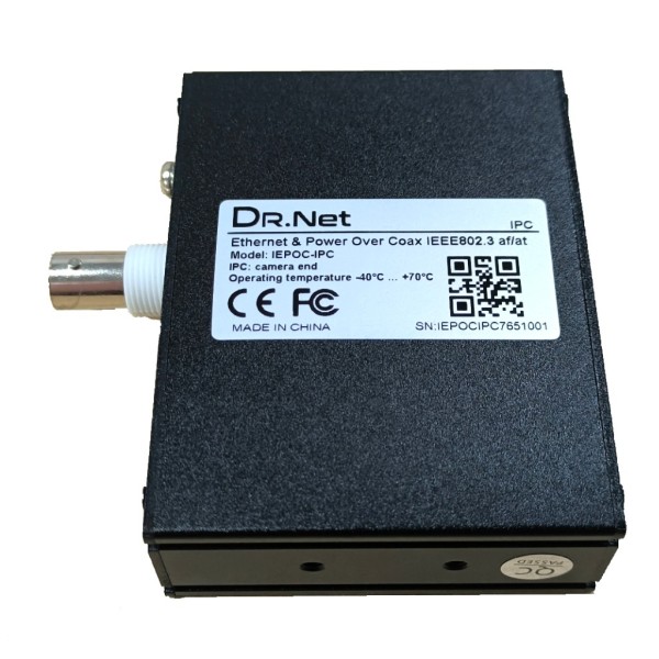Comprar DRNET IEPOC Extensor Ethernet y PoE sobre Coaxial/UTP (Kit SV+IPC) 10/100Mbps 500m IEPOC