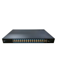 Comprar DRNET CSFE34-32P-450W Switch PoE 32 puertos 10/100 + 2 Combo Gigabit 450W No_Gestionable CSFE34-32P-450W