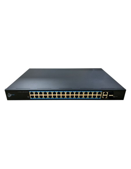 Comprar DRNET CSFE34-32P-450W Switch PoE 32 puertos 10/100 + 2 Combo Gigabit 450W No_Gestionable CSFE34-32P-450W