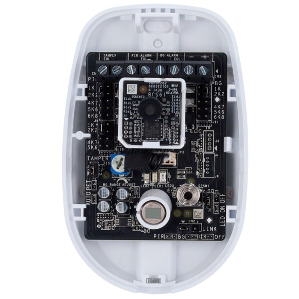 Hikvision DS-PDPG12P-EG2 Detector Fiação PIR e queimador de vidro - Escopo PIP 12 M Detecção / Glass Browing 8 m - Inmuned