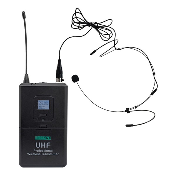 Kaufen DSPPA DSPPA-D5813 UHF-Headset-Mikrofon – Lautstärkeregelung – Bis zu 8 Std. Akkulaufzeit – Kompatibel mit DSPP-Empfänger