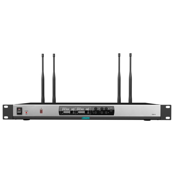 Acquista DSPPA DSPPA-D5815 Ricevitore per microfoni wireless - Doppio canale - Abbinamento tramite IR - Controllo del volume per
