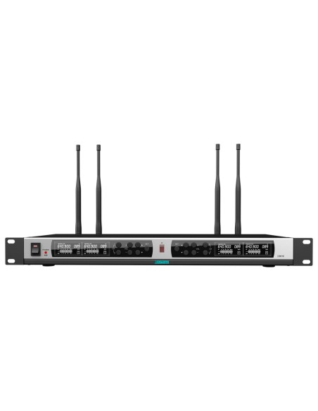 Comprar DSPPA DSPPA-D5816 Receptor de micrófonos inalámbrico - Cuatro canales - Pareado mediante IR - Control de volumen para ca