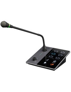 Comprar DSPPA DSPPA-DMA20 Micrófono de pupitre - Pulsador para anuncios - Hasta 6 micros encadenables - Alimentación mediante am