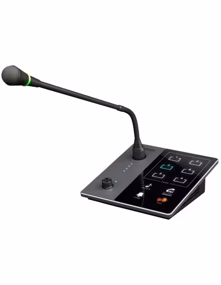 Acheter DSPPA DSPPA-DMA20 Microphone de pupitre - Bouton-poussoir pour annonces - Jusqu’à 6 micros chaînables - Alimentation via
