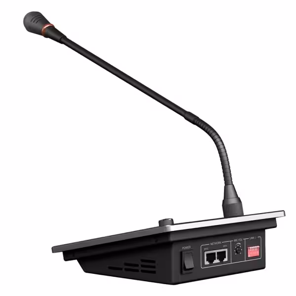 Acheter DSPPA DSPPA-DMA20 Microphone de pupitre - Bouton-poussoir pour annonces - Jusqu’à 6 micros chaînables - Alimentation via