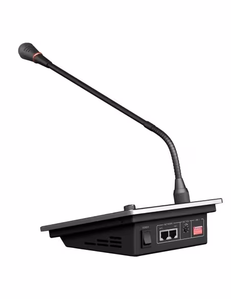 Acheter DSPPA DSPPA-DMA20 Microphone de pupitre - Bouton-poussoir pour annonces - Jusqu’à 6 micros chaînables - Alimentation via