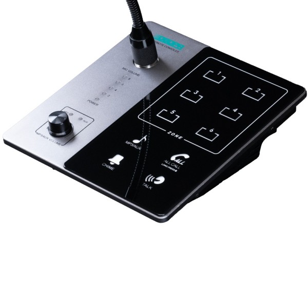 Comprar DSPPA DSPPA-DMA60M Micrófono de pupitre - Pulsador para anuncios - Hasta 6 micros encadenables - Alimentación mediante a