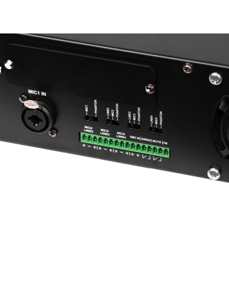 DSPPA DSPPA-DMA6500U Misturador Digital Matrix - 100V Amplificador - Player USB / FM / Rádio Blutooth - Potência nominal 500