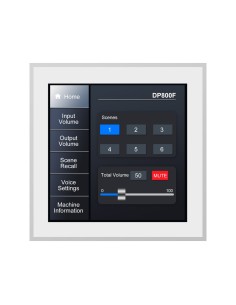 Painel de controle inteligente DSPPA DSPPA-DP800F - Instalação da parede - Ajuste de volume