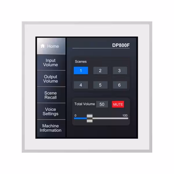 Acquistare DSPPA DSPPA-DP800F Pannello di controllo intelligente - Installazione a parete - Regolazione del volume