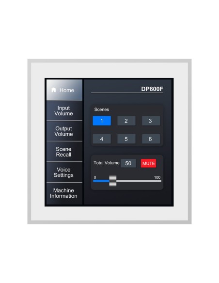 Comprar DSPPA DSPPA-DP800F Panel de control inteligente - Instalación en pared - Ajuste de volumen DSPPA-DP800F