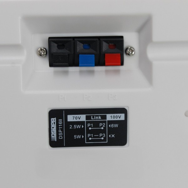 DSPPA DSPPA-DSP116II Alto-falante do telhado - Orador de classificação completa 4.5 & Quot - Power 70V / 100V - 90db Sensitivida