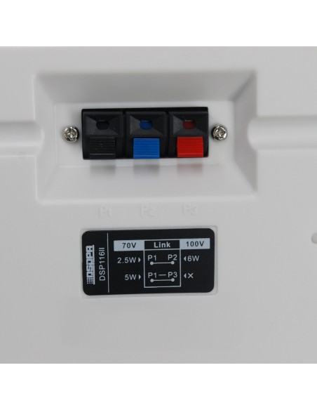 DSPPA DSPPA-DSP116II Alto-falante do telhado - Orador de classificação completa 4.5 & Quot - Power 70V / 100V - 90db Sensitivida