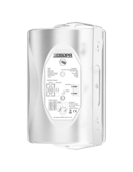 Acquistare DSPPA DSPPA-DSP8064W Altoparlante da soffitto - Altoparlante a gamma completa 1x6,5" + 1x1" - Potenza 70V / 100V - Se