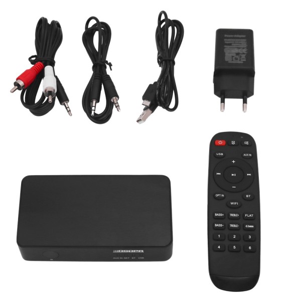 DSPPA DSPPA-DW01 Player Sem Fio - Conexão Wi-Fi - Conexão Bluetooth - Reprodução USB - Controle Remoto