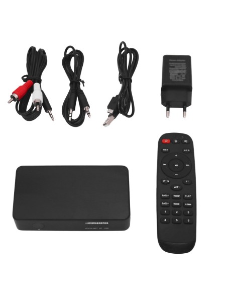 DSPPA DSPPA-DW01 Player Sem Fio - Conexão Wi-Fi - Conexão Bluetooth - Reprodução USB - Controle Remoto