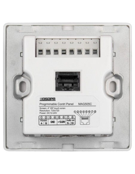 DSPPA DSPPA-MAG505C Painel de Controle Inteligente - Programável / Configurável - Instalação da Parede - Compatível com DSPPA-Ma