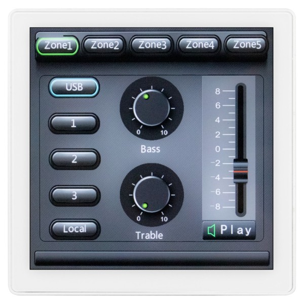 DSPPA DSPPA-MAG505C Painel de Controle Inteligente - Programável / Configurável - Instalação da Parede - Compatível com DSPPA-Ma