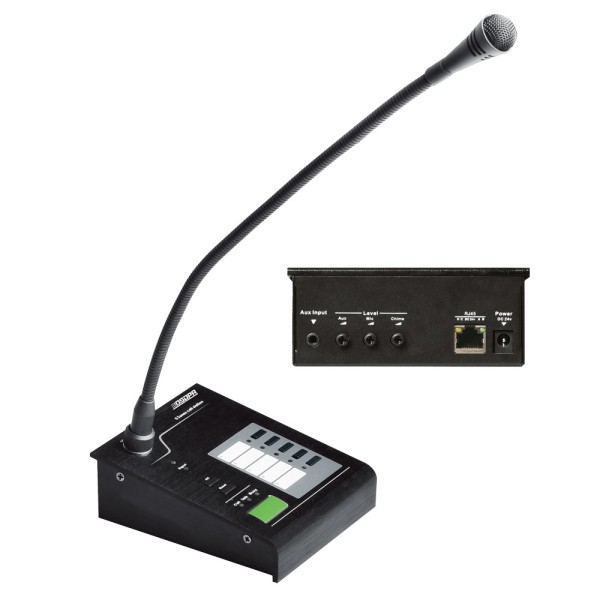 DSPPA DSPPA-MAG505R Capacitor Microfone - Microfone Pupitre - Padrão CardioID - Seleção de 5 zonas - Compatível com m