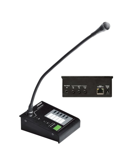 DSPPA DSPPA-MAG505R Capacitor Microfone - Microfone Pupitre - Padrão CardioID - Seleção de 5 zonas - Compatível com m