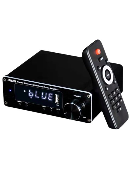 Acquistare DSPPA DSPPA-MINI50 Amplificatore con lettore - 2 x 60W - Connessione Bluetooth - Riproduzione USB - Preset di equaliz