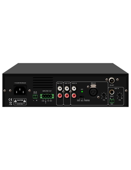 DSPPA DSPPA-MP35UB Mini Digital Misturador - 100V Amplificador - Player USB / FM / Rádio Blutooth - Potência nominal 35W - S