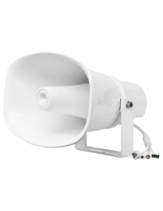 DSPPA DSPPA-PoE170VF IP Horn - Protocolo Onvif - MP3 e Formatos WAV - PoE + ou DC - ABS plástico