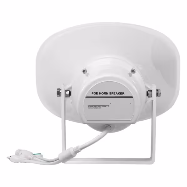 Acheter DSPPA DSPPA-POE170VF Haut-parleur IP - Protocole ONVIF - Formats MP3 et WAV - PoE+ ou CC - Plastique ABS