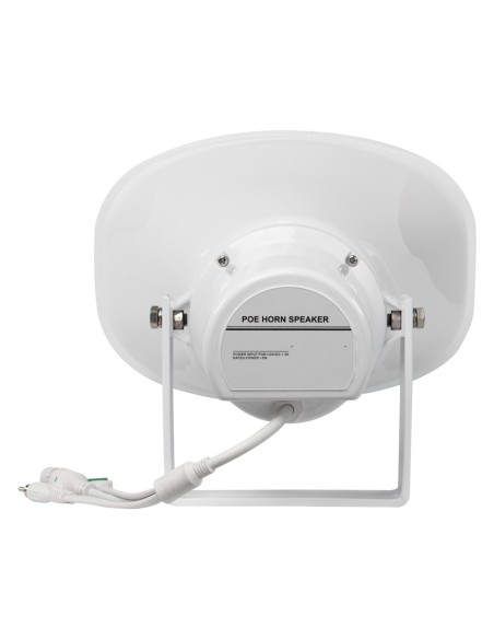 DSPPA DSPPA-PoE170VF IP Horn - Protocolo Onvif - MP3 e Formatos WAV - PoE + ou DC - ABS plástico