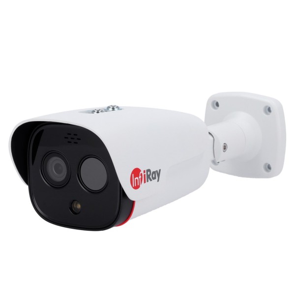 INFIRAY-IRS-FB225-T3D2-Cámara térmica IP InfiRay FB2 series - Sensor térmico VOx FPA 256x192 12m |Lente 3.2mm - Sensor visible 1