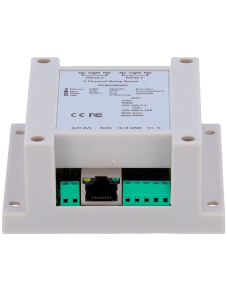 Comprar OEM DT-R002 Módulo de adquisición y control de datos - 2 entradas digitales | 2 salidas de relé (NO/NC) - Protocolos: Mo