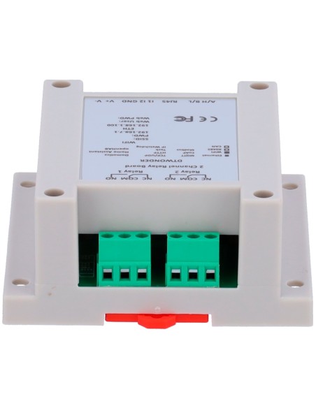 OEM DT-R002 Aquisição e Módulo de Controle de Dados - 2 entradas digitais | 2 Saídas de Relé (NO / NC) - Protocolos: Modbus / TC
