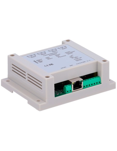 OEM DT-R004 Módulo de Controle de Dados - 4 Entradas Digitais | 4 Saídas de Relé (NO / NC) - Protocolos: Modbus / TCP
