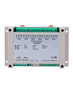 Acheter OEM DT-R008 Module d’acquisition et de contrôle de données - 8 entrées numériques | 8 sorties relais (NO/NC) - Protocole 2